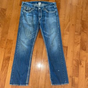 True Religion Size 38 Straight Jean